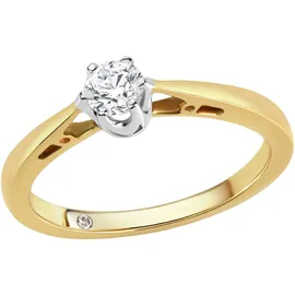 Diamonds by Ellen K. Gold 585 zweifarbig mit Diamant 0,25ct.