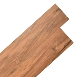 DELUKE® Vinylboden PVC-Dielen selbstklebend wasserfest 2mm Stärke Klebevinylboden Bodenbelag Laminatboden Dekor-Dielen Ulme Natur, 5,02m2