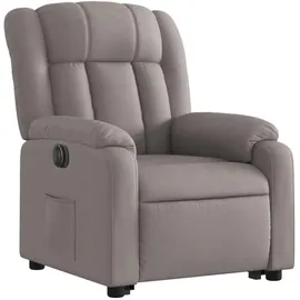 vidaXL Relaxsessel mit Aufstehhilfe Elektrisch Taupe Stoff