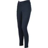 Lazura - Damen Reithose Pia | Vollbesatz aus Silikon | Reiterhose mit seitlicher Handytasche & 4 Einschubtaschen | dunkelblaue Vollbesatzreithose | Reitbekleidung in Größe 44 - 44