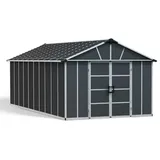 CANOPIA Palram Metall-Gerätehaus Yukon Anthrazit 21,3 m2