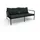 Houe Avon 2-Sitzer Sofa schwarz