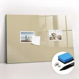 Tulup Magnettafel 60 x 40 cm Beige