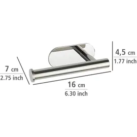 Wenko Toilettenpapierhalter Orea Shine o. Deckel,