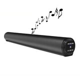 Tragbare Bluetooth 5.0 Soundbar, 87,5-108 FM-Lautsprecher mit integrierter Radioantenne, Unterstützung für MP3, WMA, WAV, FLAC, APE, TF, USB-Flash-Laufwerk, Cinch, 3,5-mm-Buchse 3D-Stereo-Soundbar