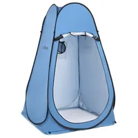 Privatsphäre Zelt, tragbares Pop-Up, sofortige Dusche Privatsphäre, Outdoor Camping Strand Toiletten Privatsphäre, Sonnen- und Regenfenster, Blau