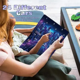 luxuskollektion Spielzeug-Adventskalender 2024 Kinder Rennauto