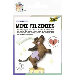 Folia Mini Filzinies Pferd Filznähset – 11-tlg aus Filz