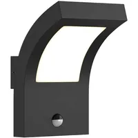 ARCCHIO LED-Außenwandleuchte Advik, anthrazit, IP54, Sensor