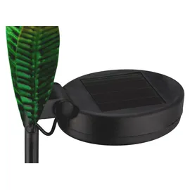 AMBIA GARDEN Solarleuchte Kunststoff 14,00x6,00x86,00 cm 1er Set Blau/Gelb/Pink/Dunkelbraun