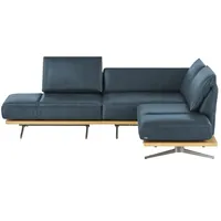 KOINOR Ecksofa  Phoenix ¦ blau ¦ Maße (cm): B: 253 H: 87 T: 209