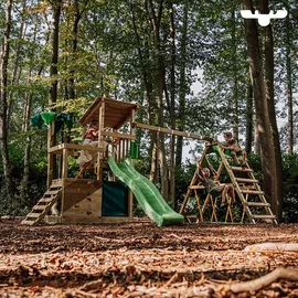 FATMOOSE Spielturm FruityForest mit SurfSwing und Rutsche Apfelgrün