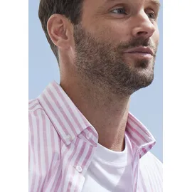 John Devin Langarmhemd Regular Fit Rosa XXL