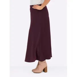 sheego Faltenrock Damen Rot 44