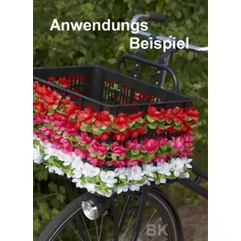 Basil Blumengirlande Flower Garland, rot,
