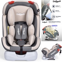 Daliya® Sitorino Kinderautositz 0-36KG Beige, mitwachsender Autositz, Kindersitz GR. 0+1+2+3, Isofix Fix, Top Tether, 5 Punkt Sicherheitsgurt, 2x ...