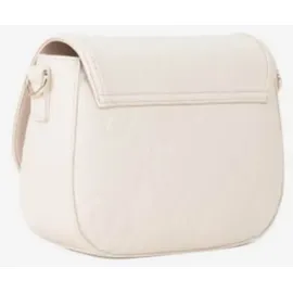 Valentino Samba Re Flap Bag Umhängetasche Synthetik Beige/Weiß