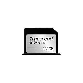 Transcend 256 GB JetDrive Lite extra Speicher-Erweiterungskarte für MacBook Pro (Retina) 15'', angepasst und abschließend mit dem Karten-Slot (Generation Ende 2013- Mitte 2015), TS256GJDL360 Schwarz