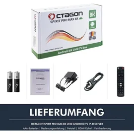 Octagon Spirit PRO MAX 8K Android TV Box