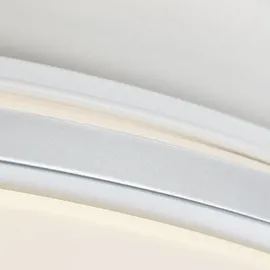 Lightbox 1 LED Ø 48 cm silberfarben/weiß