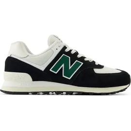 New Balance 574 Herren Black/White/Marsh Green 42