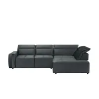 switch Ecksofa  Colombo , schwarz , Maße (cm): B: 296 H: 103 T: 227.0