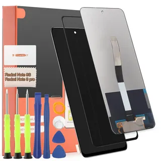TGHongKy LCD Display für Xiaomi Redmi Note 9S Bildschirm Ersatz für Redmi Note 9 Pro 4G Touchscreen Digitalisierer Sensor Glas Reparaturset - [Schwarz]