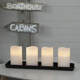 star trading deutschland gmbh LED Wachskerzen May 13 cm weiß 4 St.