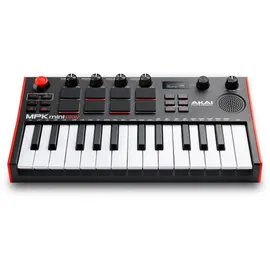 Akai MPK Mini Play MK3 - MIDI Controller mit Eingebautem Lautsprecher und Sounds, Dynamische Klaviatur, MPC Pads, Software und Native Instruments Sound Package