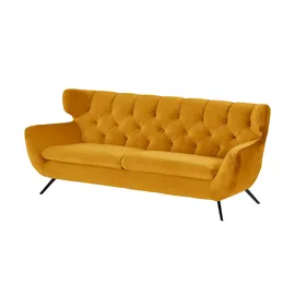 jette home Sofa Caldara ¦ gelb ¦ Maße (cm): B: 225 H: 94 T: 95.0
