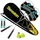 luxuskollektion Graphit Badminton Set Profi Federballschläger Leichtgewicht mit