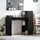 vidaXL Schreibtisch mit Regal Schwarz Eichen-Optik 108 x 55 x 103.5 cm