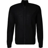 BOSS Orange Herren Strickjacke schwarz unifarben, schwarz, Herbst/Winter 2025/2026