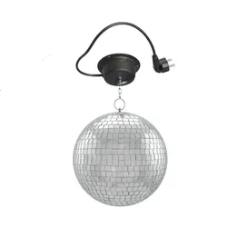 Spiegelkugel Set 20cm Kugel PROFI + Motor MBM-203 mit 30cm Knotenkette