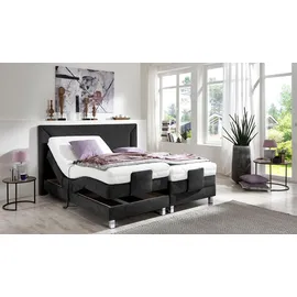 Westfalia Schlafkomfort Boxbett 194 x 214 cm Schwarz
