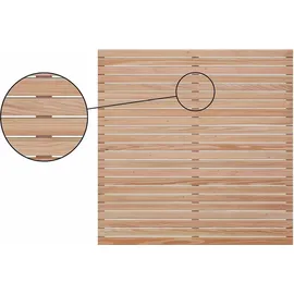 MEGA HOLZ Sichtschutzzaun Rhombus 180 x 180 cm Lärche
