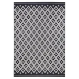Zala Living Kurzflor Velours Teppich Karree Schwarz Grau, 160x230 cm