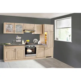 WIHO KÜCHEN Küchenzeile Linz 270 cm braun