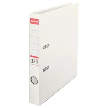 Esselte Ordner, A4, 10er Pack, 50 mm Rückenbreite, Kunststoff, weiß,