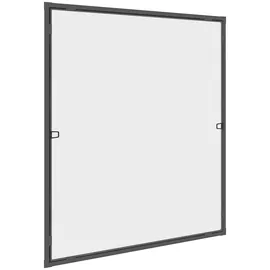 WINDHAGER Insektenschutz Plus Fenster Ultra Flat 100 x 120 cm Schwarz