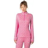 KARI TRAA Rose Langarm-baselayer - Bright Pink - L