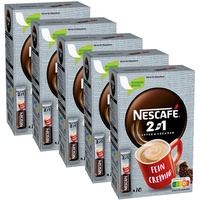 NESCAFÉ 2-in-1 Getränkepulver-Sticks, löslicher Bohnenkaffee mit Creamer, Instant-Kaffee aus erlesenen Kaffeebohnen, koffeinhaltig, 5er Pack (5 x 10 Getränkepulver-Sticks à 8g)