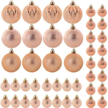 Kadax Set Von 44 Kugeln 3/6cm Gif7726 Kupfermischung In
