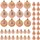 Kadax Set Von 44 Kugeln 3/6cm Gif7726 Kupfermischung In