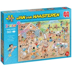 Jumbo Spiele Puzzle Jumbo 20083 Jan van Haasteren Junior 12 Reitschule, 360 Puzzleteile bunt