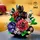 Dunkles Blumengesteck 11513