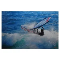 Livepac-Office Schreibtischunterlage 38,5x58,5cm / mit Surfer