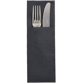 Papstar 50 Servietten `DAILY Collection` 48 cm x 30 cm limonengrün mit Besteckfalz