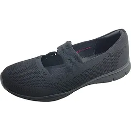 SKECHERS Sportliche Slipper schwarz, 39 EU - Gr.: