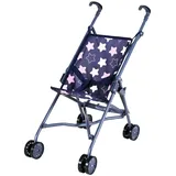 Knorrtoys 12643 - Puppenbuggy SIM Star Blue pink